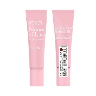 Joko Nature of Love Vegan Collection Błyszczyk do ust /06/ 12,5 ml