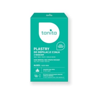 Tanita Aloe Slices with wax for body depilation 12 slices + Oil after depilation