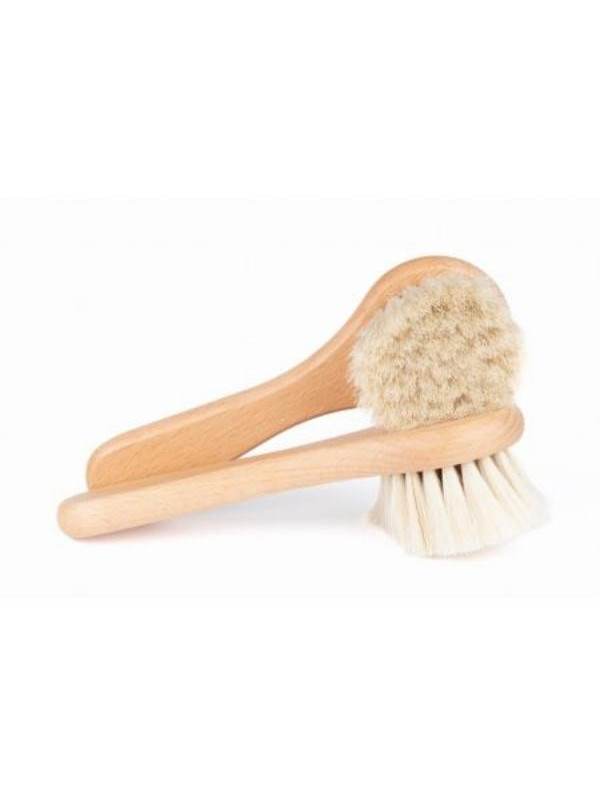 HHUUMM Brush for massaging and washing the face with goat hair No.12