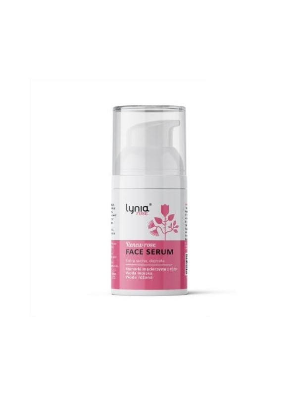 Lynia Renew Rose Face Serum for dry and mature skin