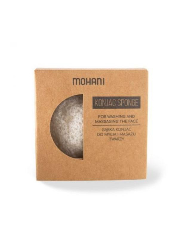 Mohani Natural Konjac Sponge for cleansing and massaging the face