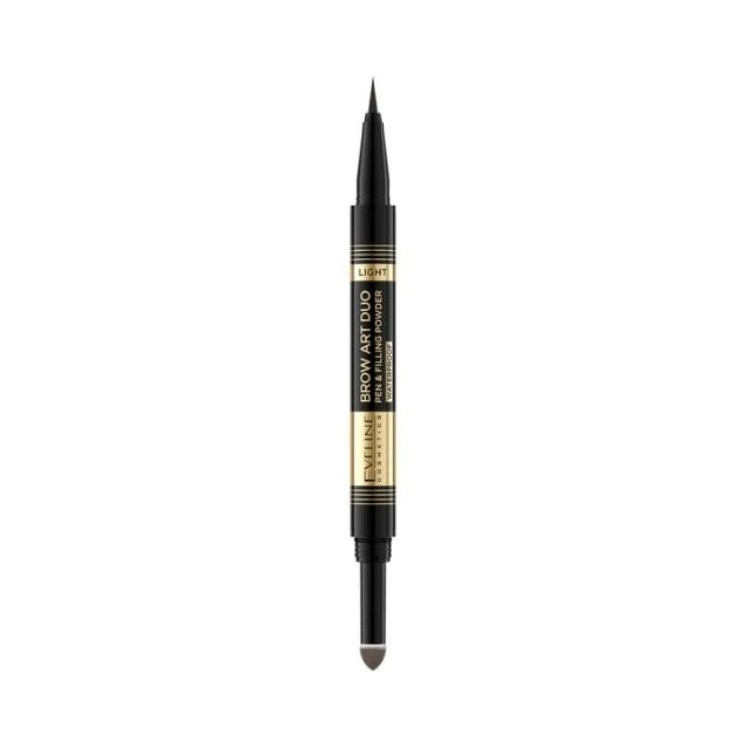 Eveline Brow Art Duo Eyebrow Pen and Powder 2in1 Medium