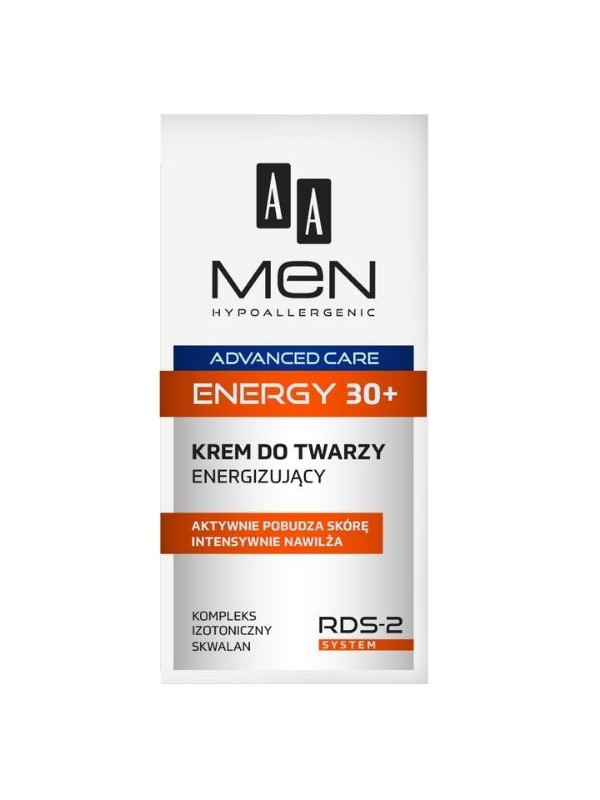 AA Men Advanced Care Energy 30+ Energizing face cream