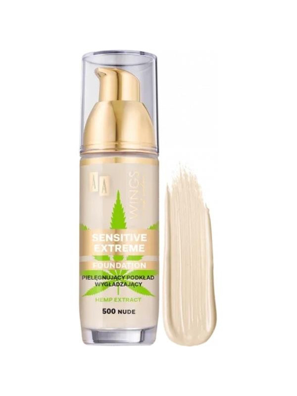 AA Wings of Color Sensitive Extreme Smoothing foundation /500/ Nude