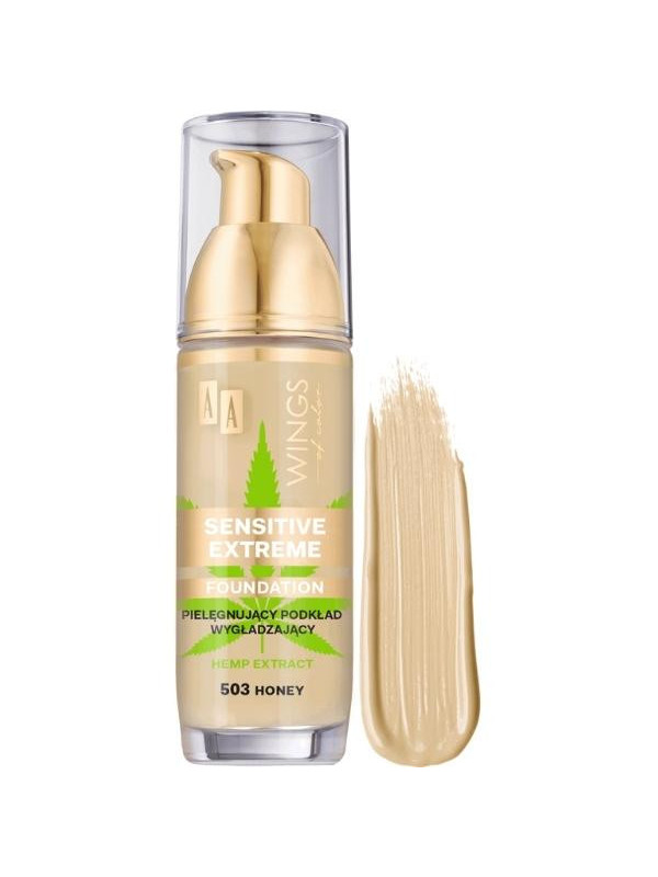 AA Wings of Color Sensitive Extreme Smoothing foundation /503/ Honey