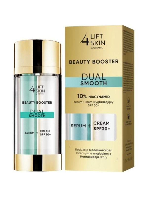 Long 4 Skin Beauty Booster Dual Smooth Niacynamid Serum + Krem SPF30+