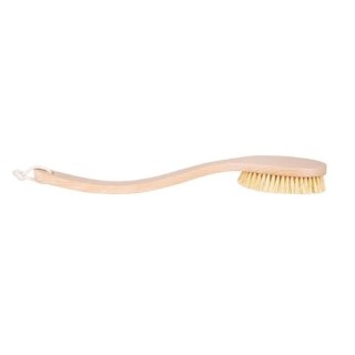 HHUUMM Dry body massage brush double bent version no.6 Tampico fiber 1 piece