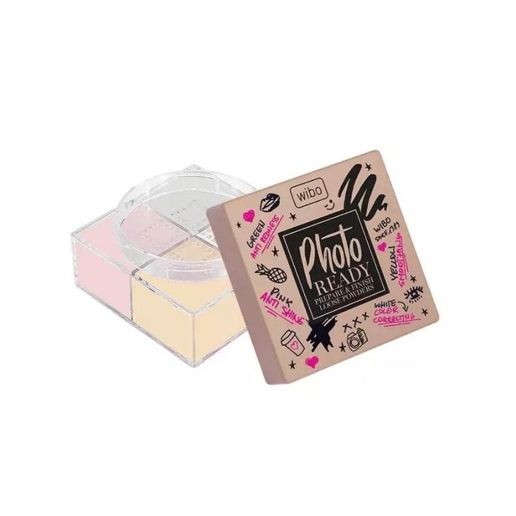 Wibo Photo Ready Puder sypki 2w1 Primer + Fixing