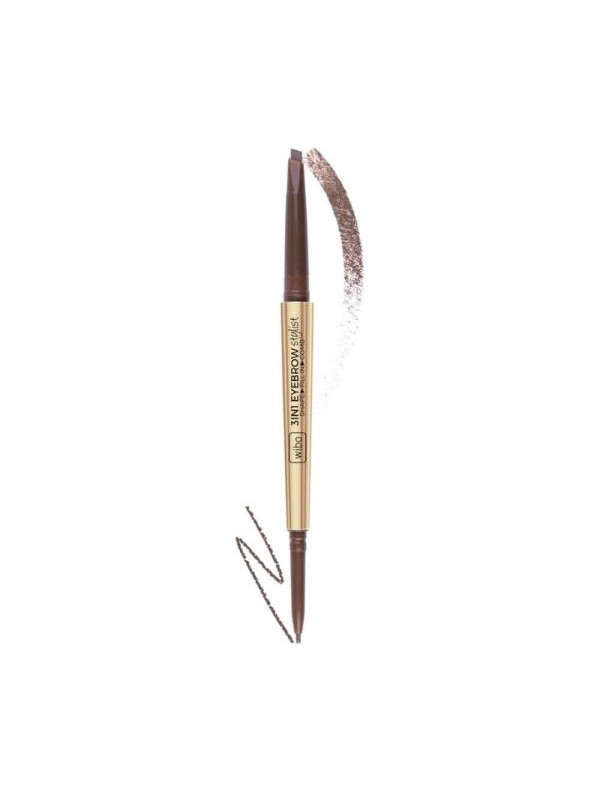 Wibo Eyebrow pencil 3 IN 1 EYEBROW STYLIST Soft Brown