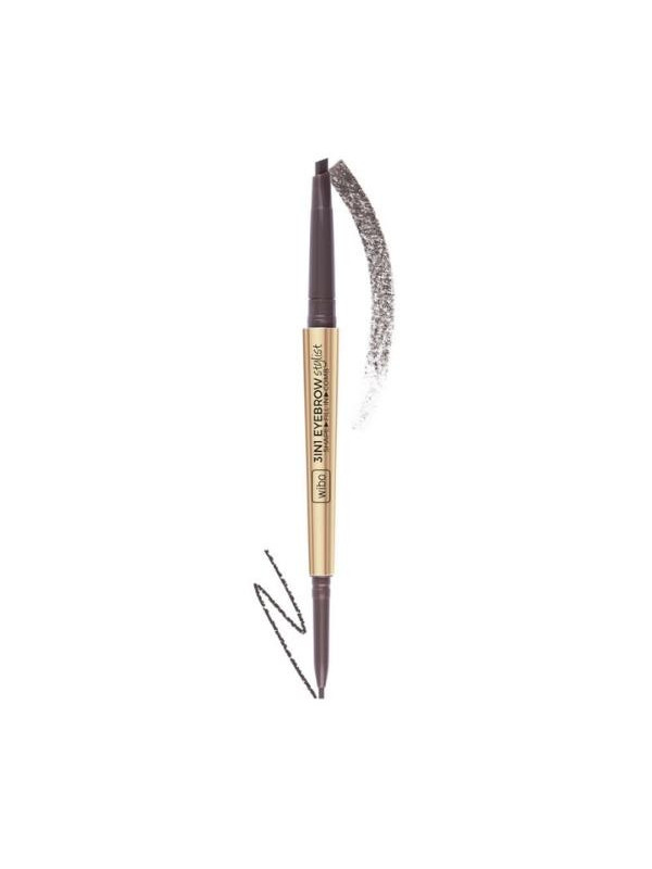 Wibo Eyebrow pencil 3 IN 1 EYEBROW STYLIST /2/ Dark Brown