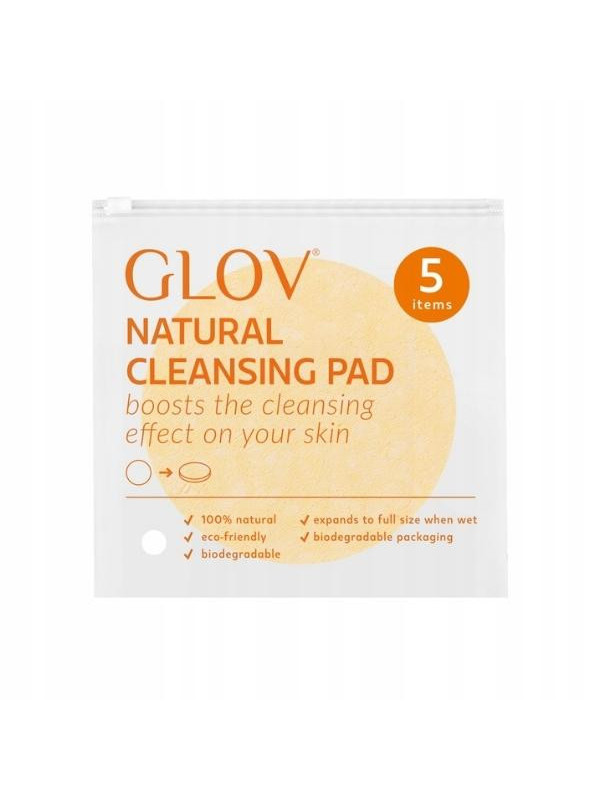 GLOV Natural Cleansing Biodegradable Cleansing Pads 5 pcs