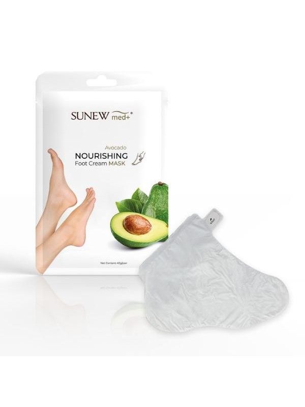 Sunew Med+ intensively moisturizing Avocado foot mask 1 pair