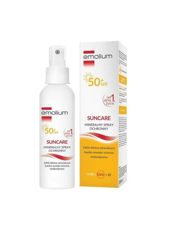 Emolium Suncare Mineralny Spray ochronny od 1 dnia życia 50+SPF 100 ml