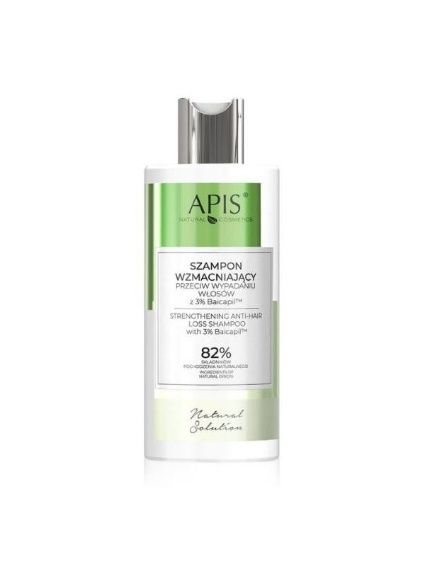 Apis Natural Solution Strengthening shampoo against hair loss with 3% Baicapil