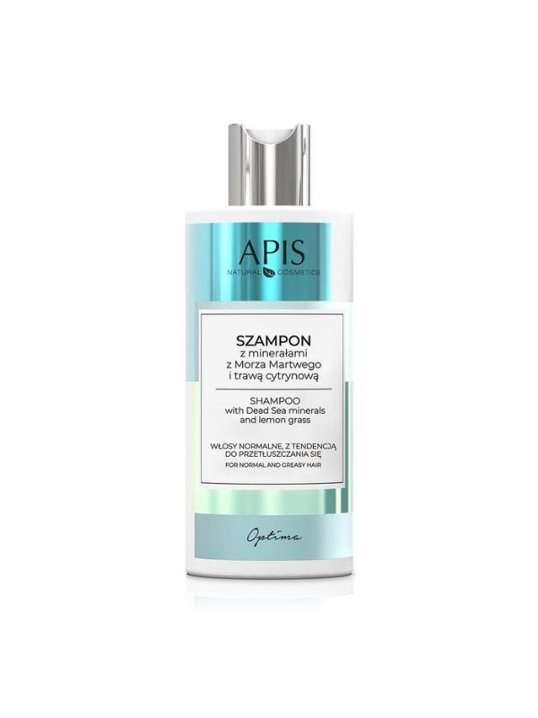 Apis Optima Shampoo with Dead Sea minerals and lemongrass