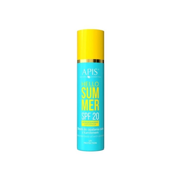 Apis Hello Summer SPF20 Olejek do opalania ciała z karotenem