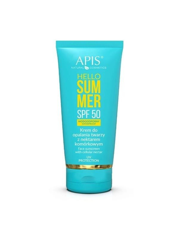 Apis Hello Summer SPF50 Krem do opalania twarzy z nekratem komórkowym