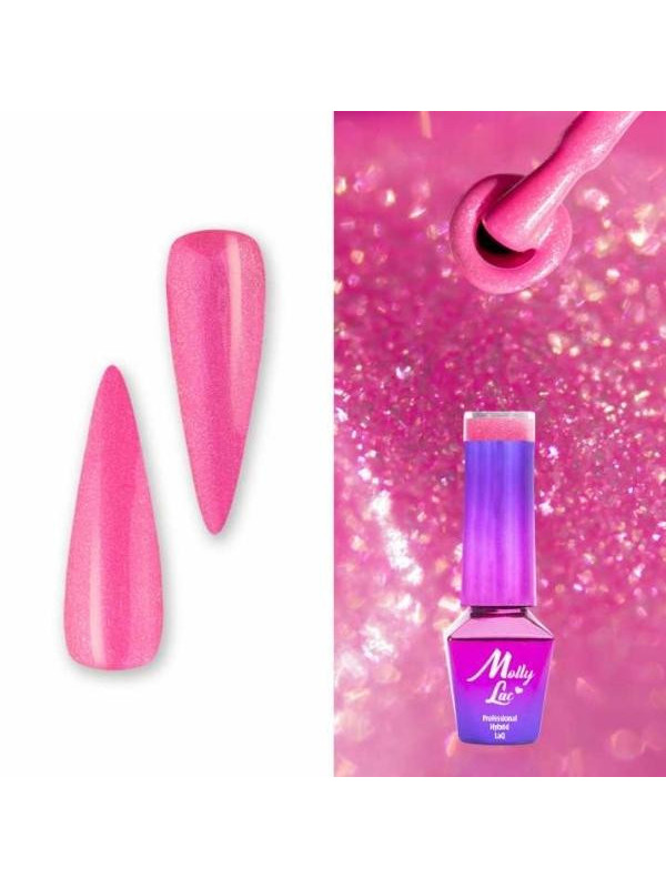 MollyLac /582/ The Secret of Chameleon Fluorose Hybrid Nail Polish 5 ml