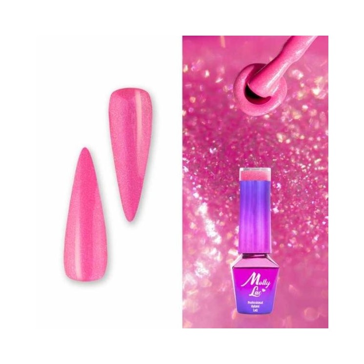 MollyLac /582/ The Secret of Chameleon Fluorose Hybrid Nail Polish 5 ml