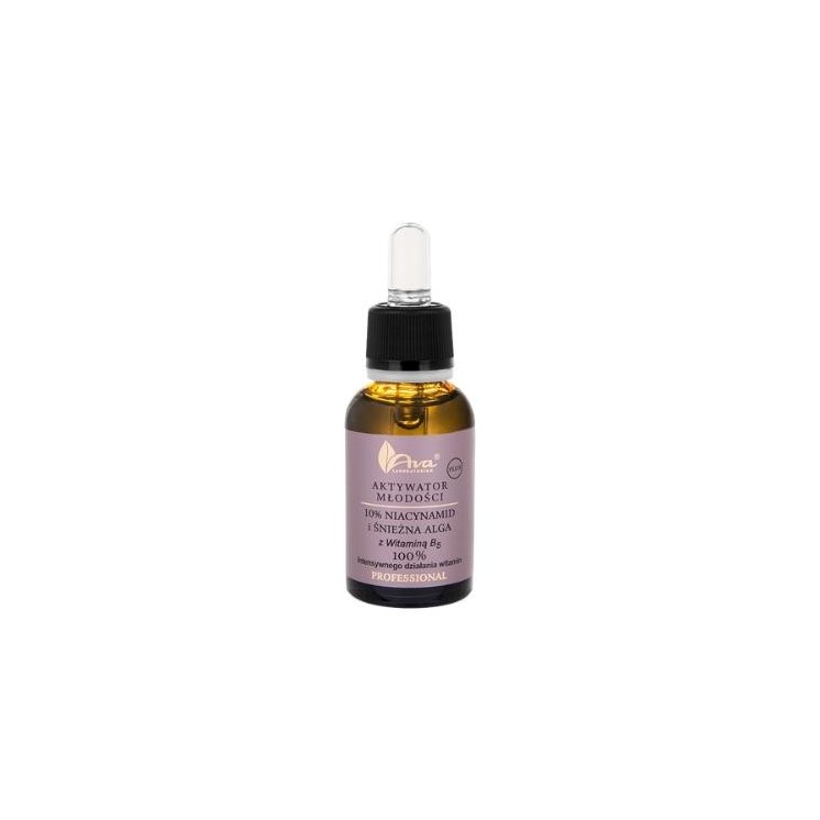 Ava Aktywator Młodości Plus Serum olejowe 10% Niacynamid i Śnieżna Alga 30 ml