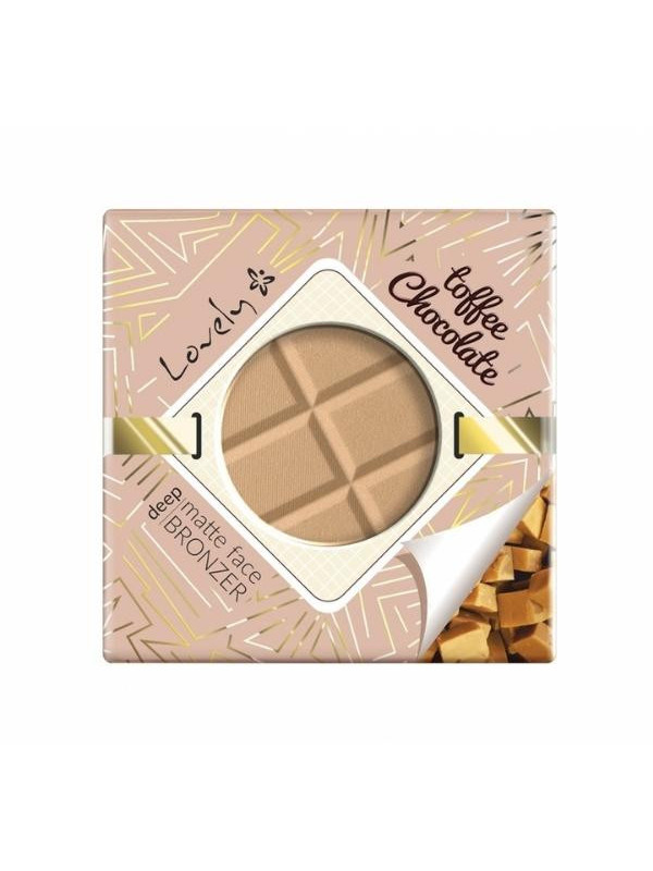 Lovely Toffee Chocolate matowy Puder brązujący do twarzy i ciała 9 g