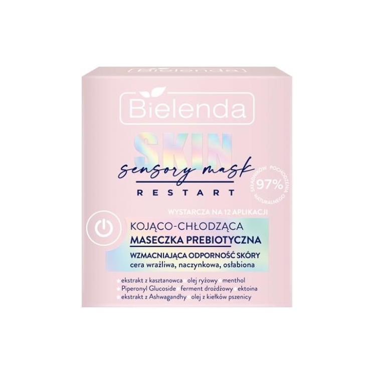 Bielenda Skin Restart Sensory Mask kojąco-chłodząca Maseczka prebiotyczna