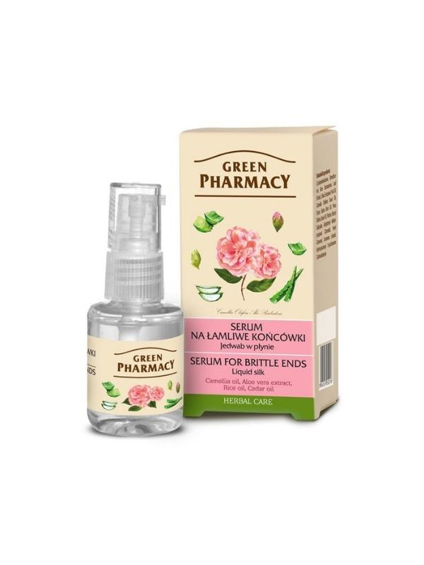 Green Pharmacy Liquid silk serum for brittle ends 30 ml