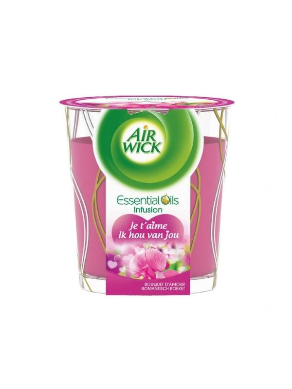 Airwick Pink Sweet Pea Scented Candle 105g