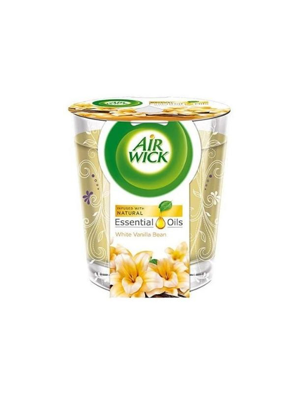 Airwick Świeca zapachowa White Vanilla Bean 105 g