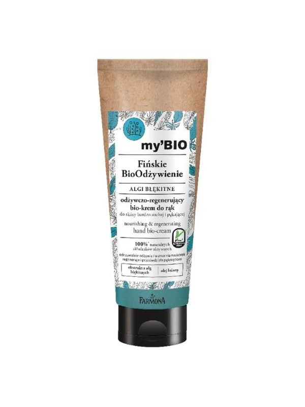 Farmona my'BIO Finnish Bionutrition Blue Algae nourishing and regenerating Bio-Cream for hands