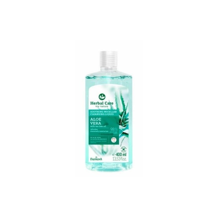 Farmona Herbal Care Aloe Vera soothing micellar water with Tea Tree Oil 400 ml