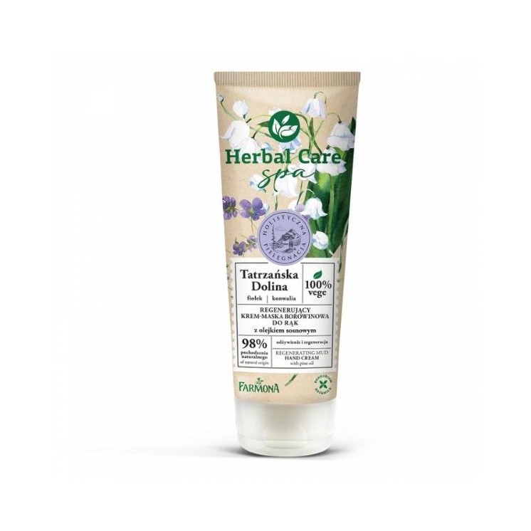 Farmona Herbal Care Spa Tatrzańska Dolina regenerating Mud cream-mask for hands