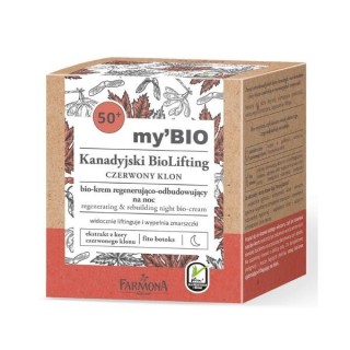 Farmona my'BIO Canadian BioLifting 50+ Red Maple Bio-Regenerating and rebuilding night cream