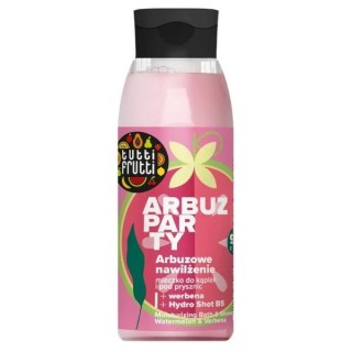 Farmona Tutti Frutti Watermelon Party Moisturizing Bath and Shower Milk Watermelon and Verbena + Hydro Shot B5 400 ml