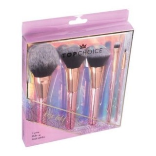 Top Choice Rose Gold Makeup Brush Set