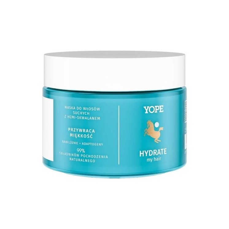 YOPE Hydrate My Hair Maska do włosów suchych z Hemi-skwalanem