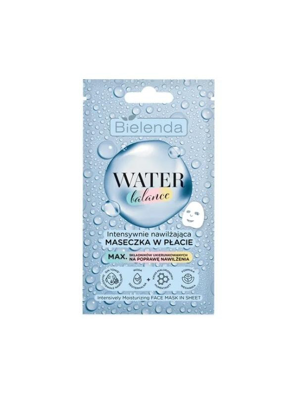 Bielenda Water Balance intensively moisturizing sheet mask