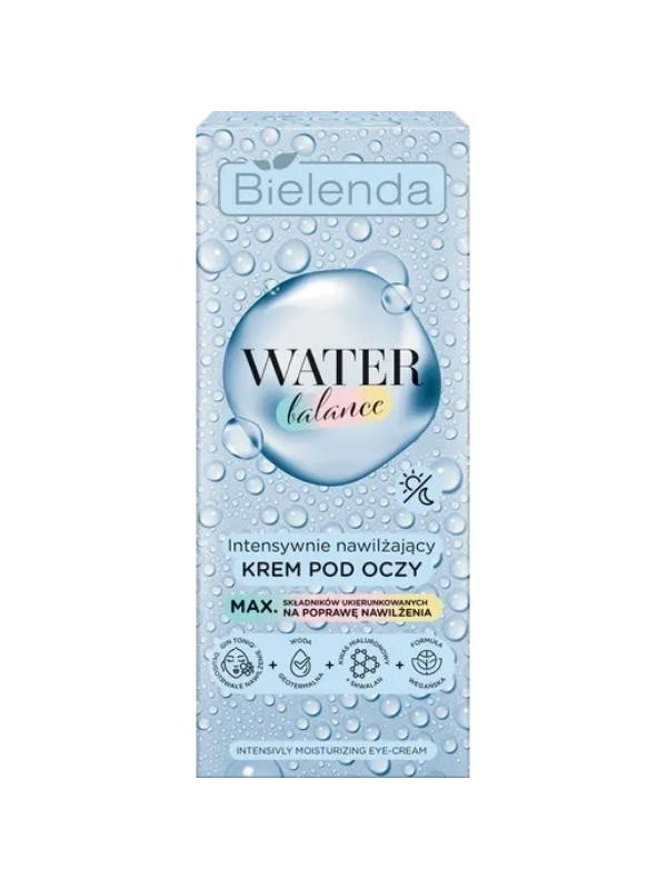 Bielenda Water Balance intensively moisturizing eye cream