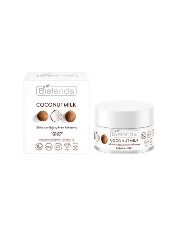 Bielenda Coconut Milk silnie nawilżając Krem kokosowy Cocoon Effect