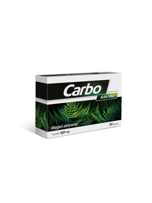 Carbo Activ Vita Węgiel Aktywny 20 tabletek