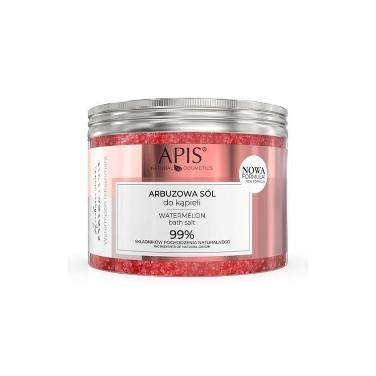 Apis Arbuzowe Orzeźwienie arbuzowa Sól do kąpieli 650 g
