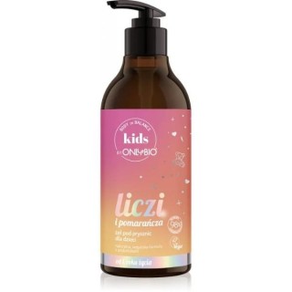 ONLYBIO Body in Balance Kids Żel do mycia ciała dla dzieci Liczi i Pomarańcza 400 ml