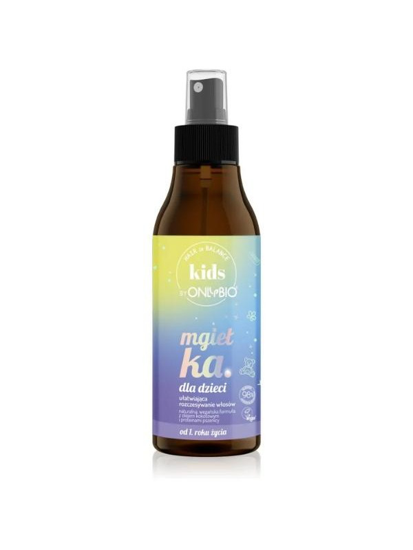 ONLYBIO Hair in Balance Kids Mist for children that facilitates combing hair