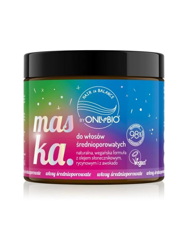 ONLYBIO Hair in Balance Mask for medium porosity hair 400 ml