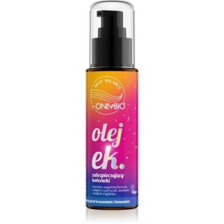 ONLYBIO Hair in Balance Oil protecting the ends of the hair