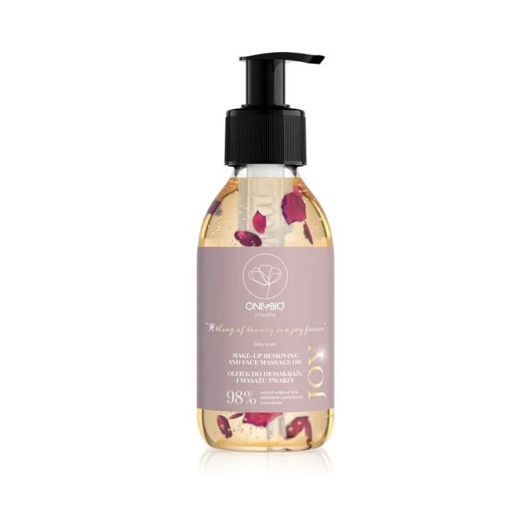 ONLYBIO Ritualia Joy Oil for removing makeup and facial massage 150 ml