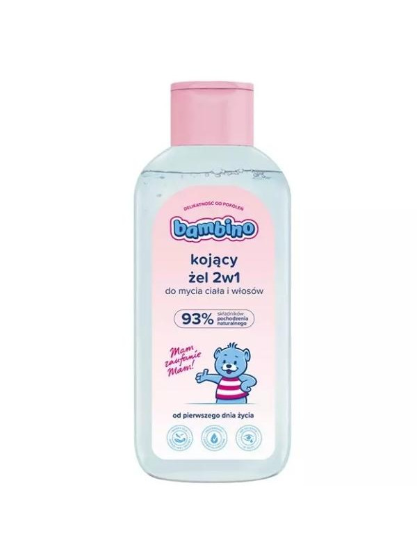 Bambino Soothing Gel 2in1 for washing body and hair 400 ml