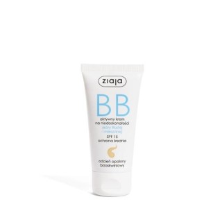Ziaja BB active Cream for imperfections of oily and combination skin, tanned peach shade, 50 ml