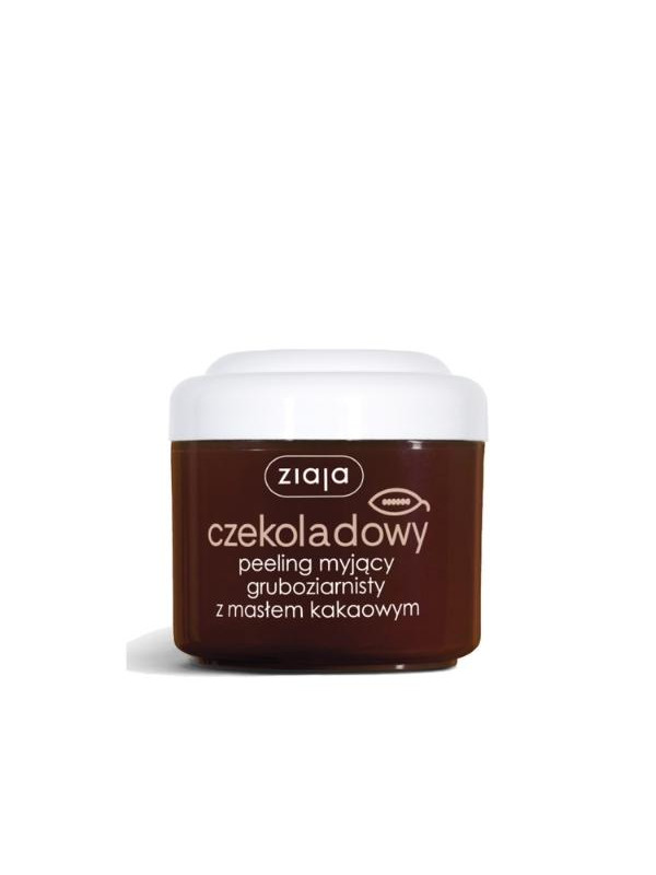 Ziaja czekoladowy Peeling myjący gruboziarnisty z Masłem kakaowym 200 ml