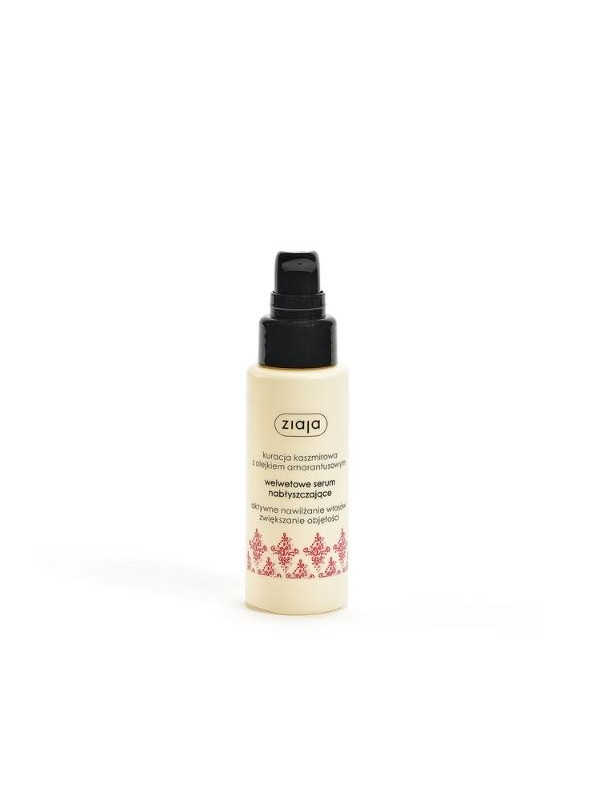 Ziaja Cashmere Velvet Serum for hair with shine cashmere treatment with amaranth oil 50 ml